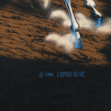 Load image into Gallery viewer, Vintage LIQUID BLUE Medieval Fantasy 1994 T Shirt 90s Black NWT 2XL
