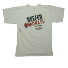 Load image into Gallery viewer, Vintage BLUE GRAPE Reefer Madness 1996 T Shirt 90s White XL
