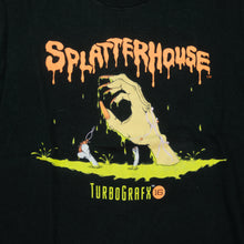 Load image into Gallery viewer, Vintage TurboGrafx-16 Splatterhouse Video Game Promo T Shirt 80s Black
