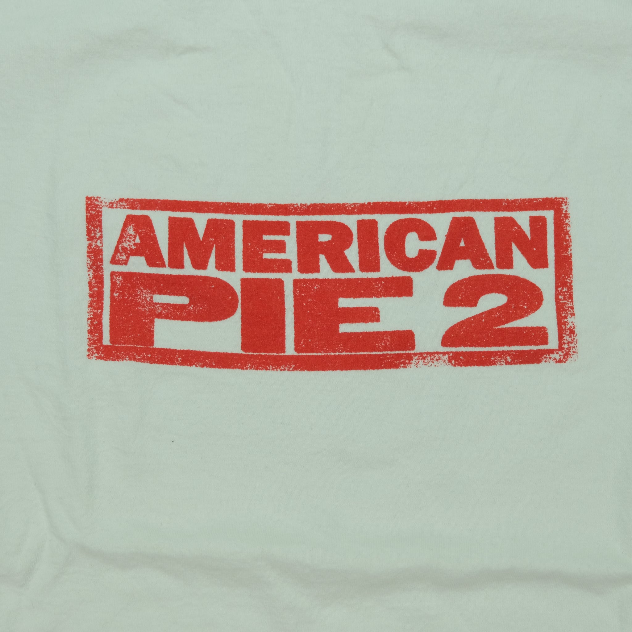 Vintage ANVIL American Pie 2 2001 Film Promo T Shirt 2000s White