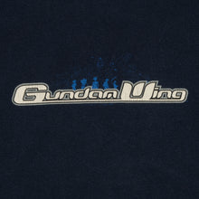 Load image into Gallery viewer, Vintage Mobile Suit Gundam Wing T Shirt 2000s Navy Blue M
