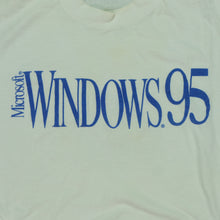 Load image into Gallery viewer, Vintage SCREEN STARS Microsoft Windows 95 T Shirt 90s White XL
