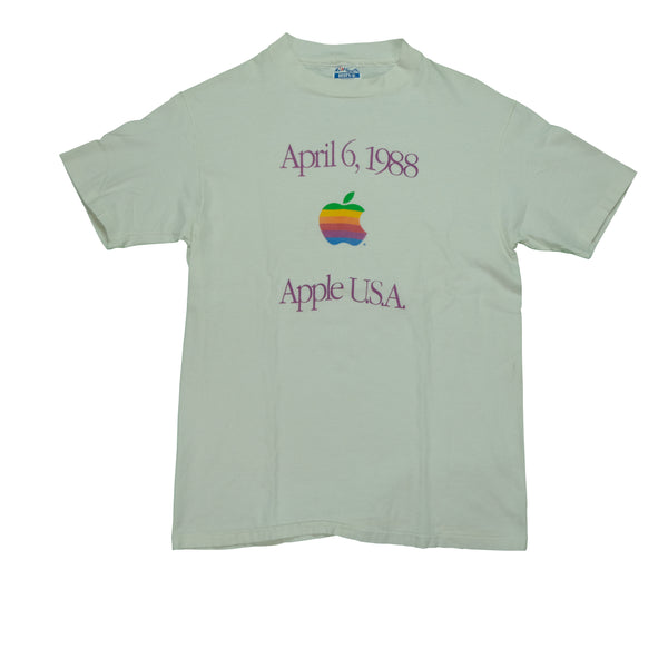 Vintage Apple Macintosh USA 1998 T Shirt 90s White M