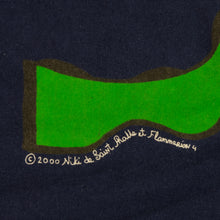 Load image into Gallery viewer, Vintage SCREEN STARS Niki De Saint-Phalle 2000 Art T Shirt 2000s Navy Blue XL
