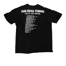 Load image into Gallery viewer, Vintage BROCKUM Faith No More The Real Thing 1990 Album Tour Promo T Shirt 90s Black XL
