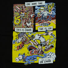 Load image into Gallery viewer, Vintage This Is You On Gwar Comic Strip Tour T Shirt 90s Black XL
