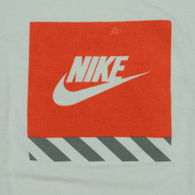 Load image into Gallery viewer, Vintage NIKE Athletic Fitters Spell Out Swoosh T Shirt 80s 90s White L

