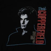 Load image into Gallery viewer, Vintage CHED The Magic of David Copperfield T Shirt 80s 90s Black XL
