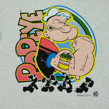 Load image into Gallery viewer, Vintage STREETWORKS Popeye Spinach Pow 1994 T Shirt 90s White XL
