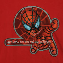 Load image into Gallery viewer, Vintage Spider-Man Marvel Film 2002 Promo T Shirt 2000s Red XL

