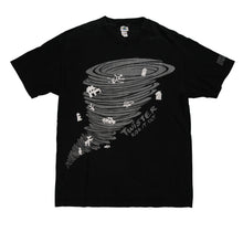 Load image into Gallery viewer, Vintage UNIVERSAL STUDIOS Twister Roller Coaster Ride It Out T Shirt 90s Black L
