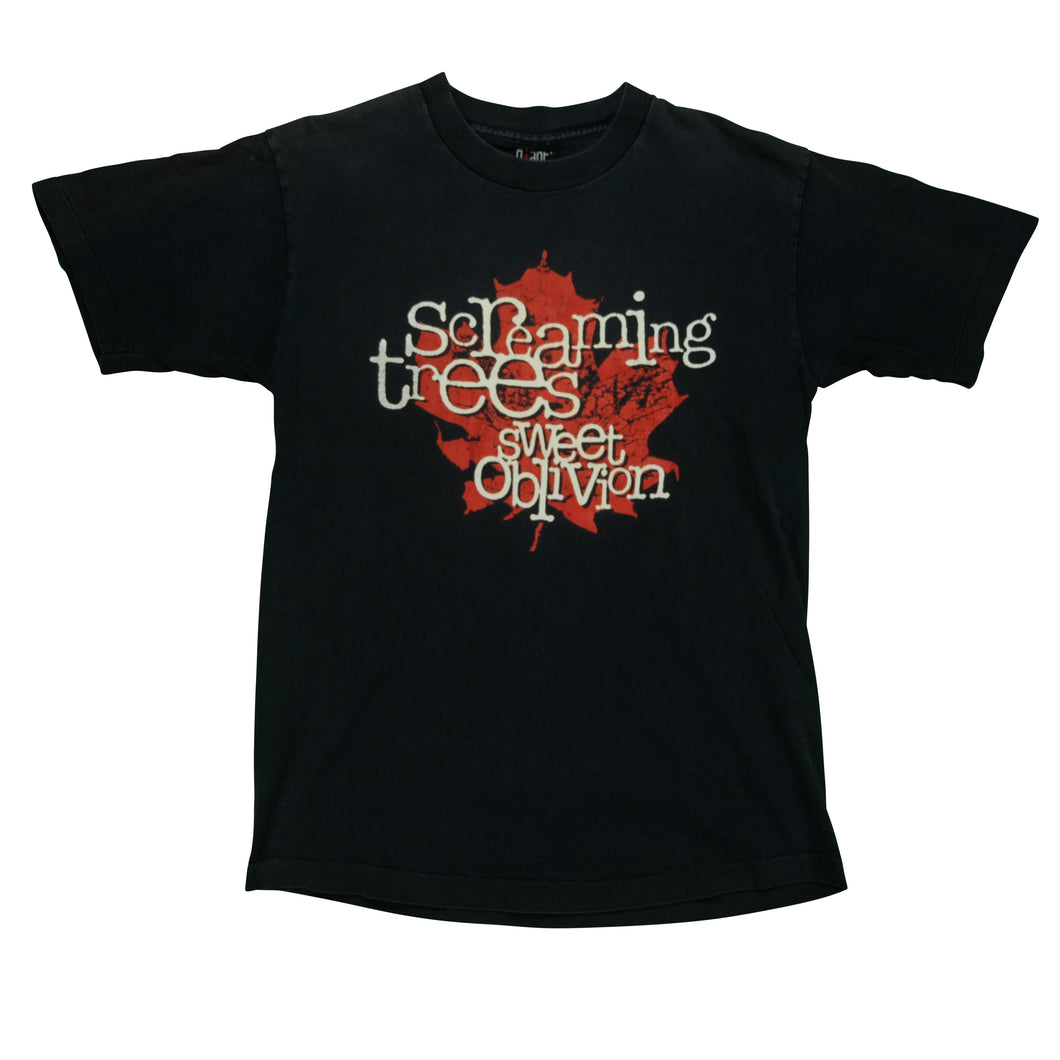 Vintage Screaming Trees Sweet Oblivion 1993 North American Tour T Shirt 90s Black L