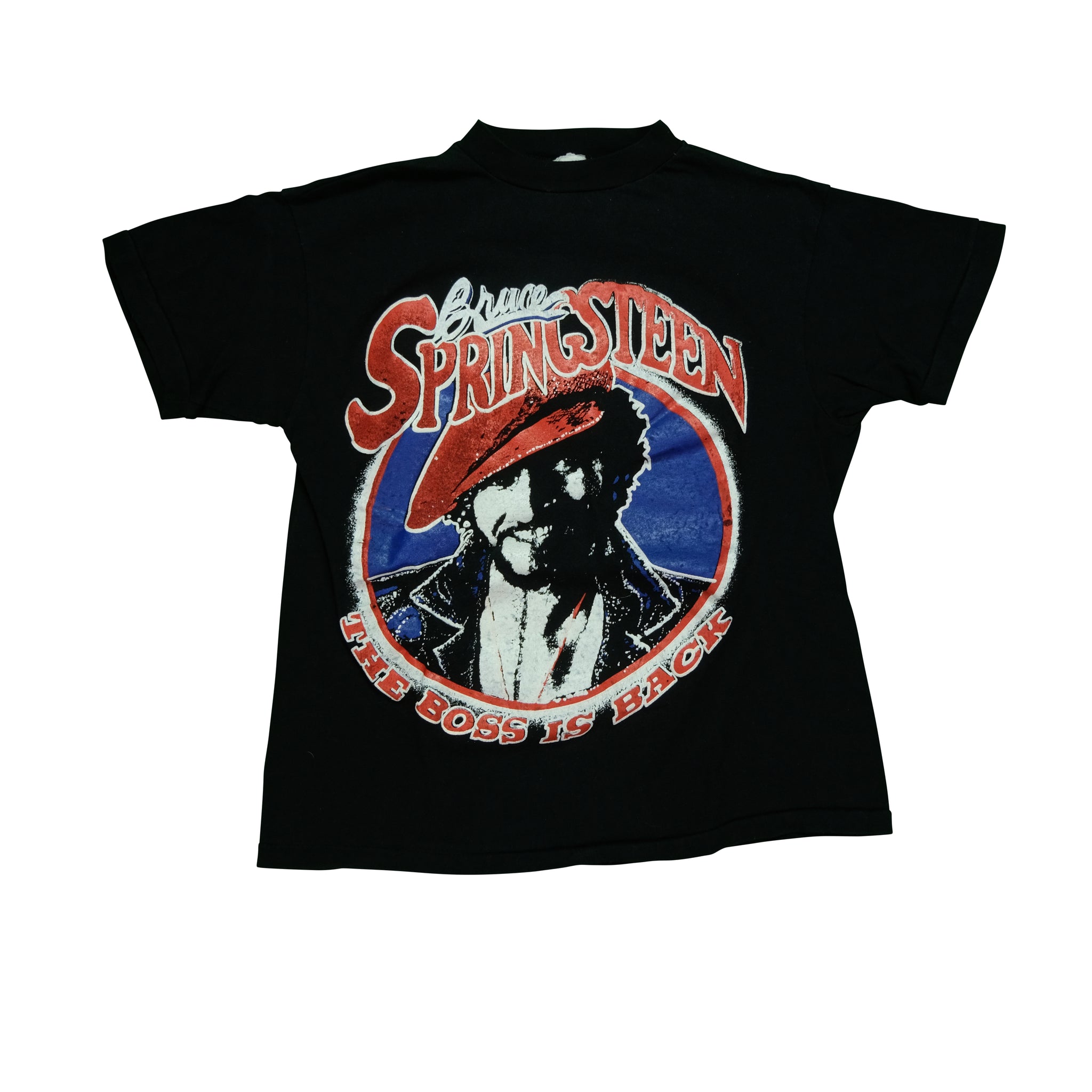 Vintage Bruce Springsteen The Boss is Back Double Sided Tee