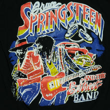 Load image into Gallery viewer, Vintage Bruce Springsteen &amp; The E Street Band The Boss is Back Tour T Shirt 80s Black M

