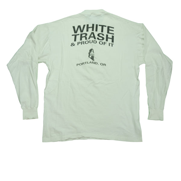 Vintage Everclear White Trash & Proud Of It Tour Long Sleeve T Shirt 90s White XL
