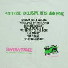 Load image into Gallery viewer, Vintage TENNESSEE RIVER Showtime PPV Hit Movies T Shirt 90s White XL
