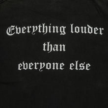 Load image into Gallery viewer, Vintage TULTEX Motorhead England Everything Louder Than Everyone Else Tour T Shirt 90s Black L
