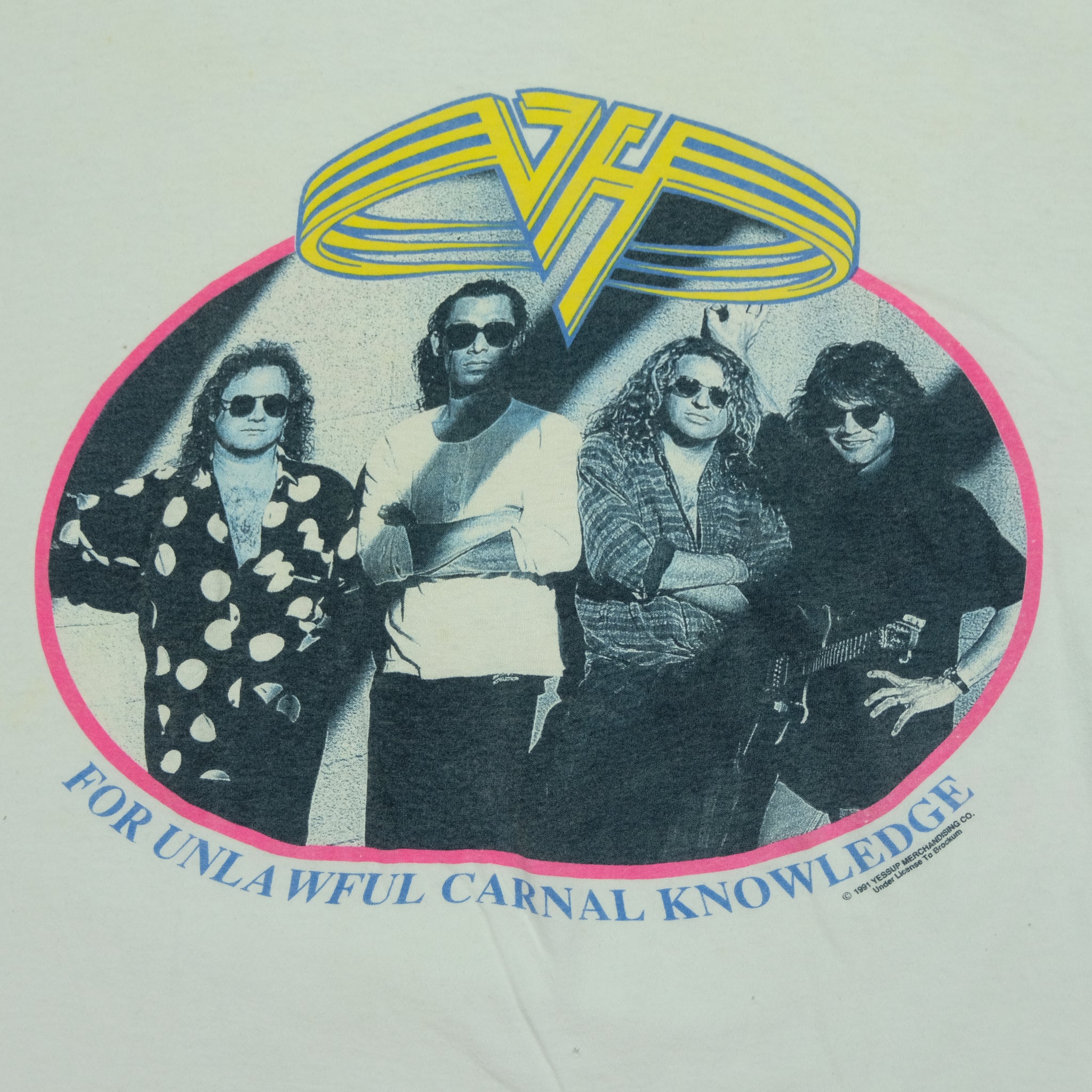 90s Van Halen tee L 6247