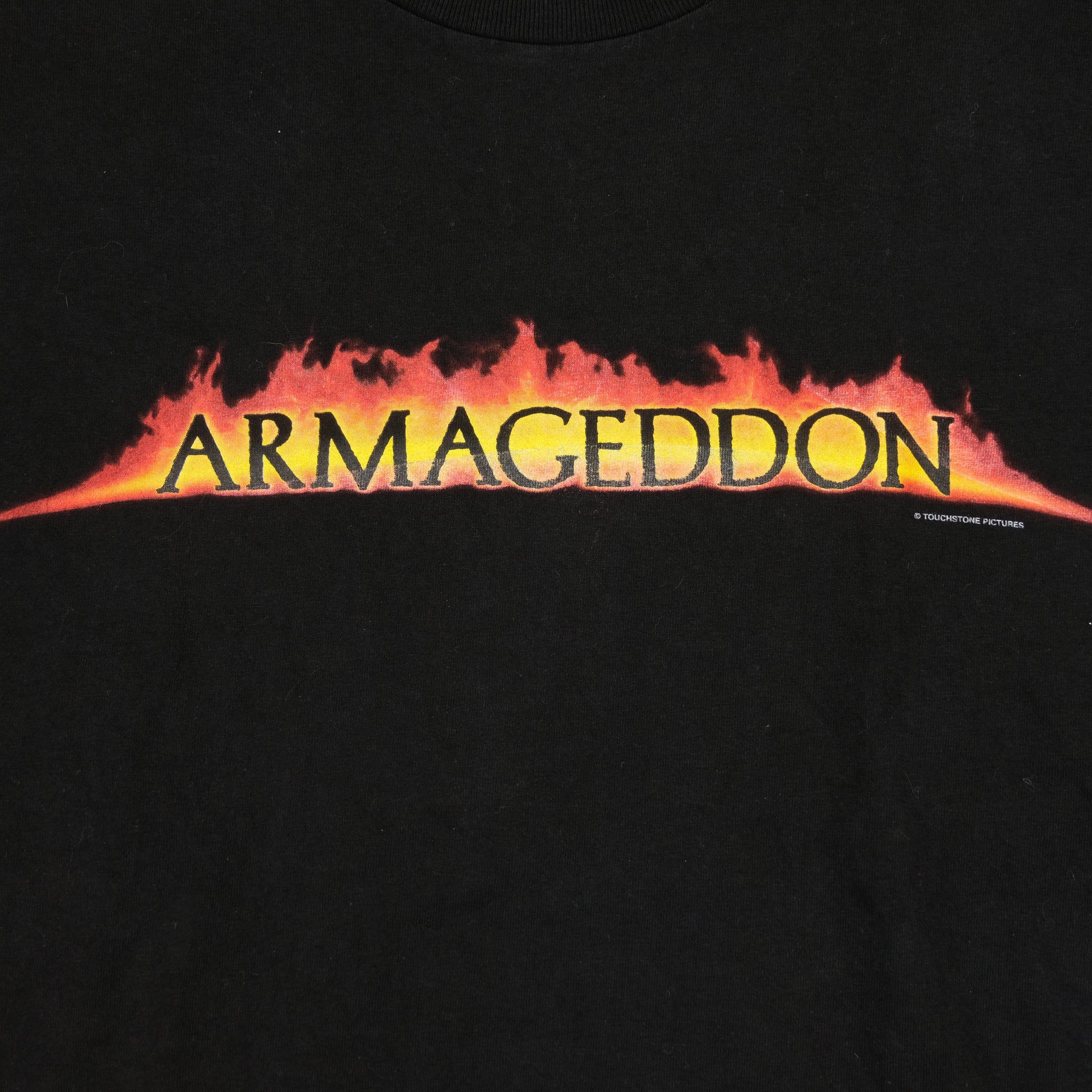 Vintage 1998 Armageddon Double Sided Movie Promo Tee on Alstyle