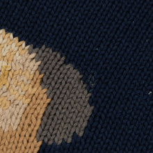 Load image into Gallery viewer, Vintage POLO RALPH LAUREN USA Flag Sitting Bear Hand Knit Sweater 90s Navy Blue XL
