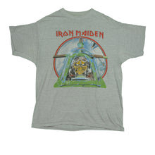 Load image into Gallery viewer, Vintage ROCKIT Iron Maiden Aces High 1984 Tour T Shirt 80s Gray XL

