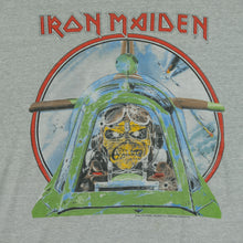 Load image into Gallery viewer, Vintage ROCKIT Iron Maiden Aces High 1984 Tour T Shirt 80s Gray XL
