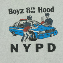 Load image into Gallery viewer, Vintage NYPD Police Boys on The Hood T Shirt 90s Gray XL
