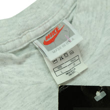 Load image into Gallery viewer, Vintage NIKE Air Yoke NYC Spell Out Swoosh T Shirt 90s Gray W/ Tags L
