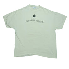 Load image into Gallery viewer, Vintage Apple Macintosh Learn To Speak Digital T Shirt 2000s White XL
