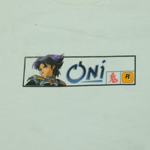 Load image into Gallery viewer, Vintage Oni Playstation 2 2001 Video Game Promo T Shirt 2000s White L
