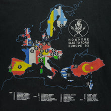 Load image into Gallery viewer, Vintage Metallica Nowhere Else To Roam 1993 Europe Tour T Shirt 90s Black
