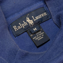 Load image into Gallery viewer, Vintage POLO RALPH LAUREN RL-67 Spell Out Color Block Split Pocket 1993 Long Sleeve T Shirt 90s Stadium Blue Red M
