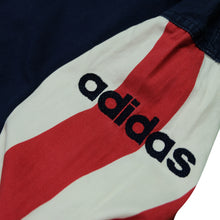 Load image into Gallery viewer, Vintage ADIDAS World Cup 1994 Spell Out USA Flag Striped Full Zip Hooded Jacket 90s Navy Red White L
