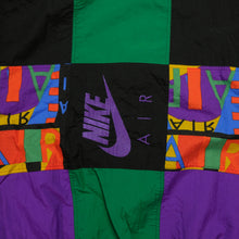 Load image into Gallery viewer, Vintage NIKE Air Abstract Color Block Spell Out Jacket 80s 90s Multicolor XL
