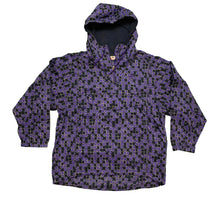 Load image into Gallery viewer, Vintage NIKE Spell Out Abstract Geometric All Over Print Quarter Zip Pullover Jacket 90s Purple
