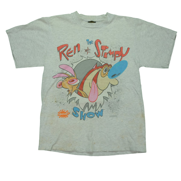Vintage CHANGES The Ren & Stimpy Show 1991 TV Promo T Shirt L