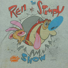 Load image into Gallery viewer, Vintage CHANGES The Ren &amp; Stimpy Show 1991 TV Promo T Shirt L
