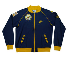 Load image into Gallery viewer, Vintage NIKE Spell Out Swoosh German Patches Full Zip Track Jacket S
