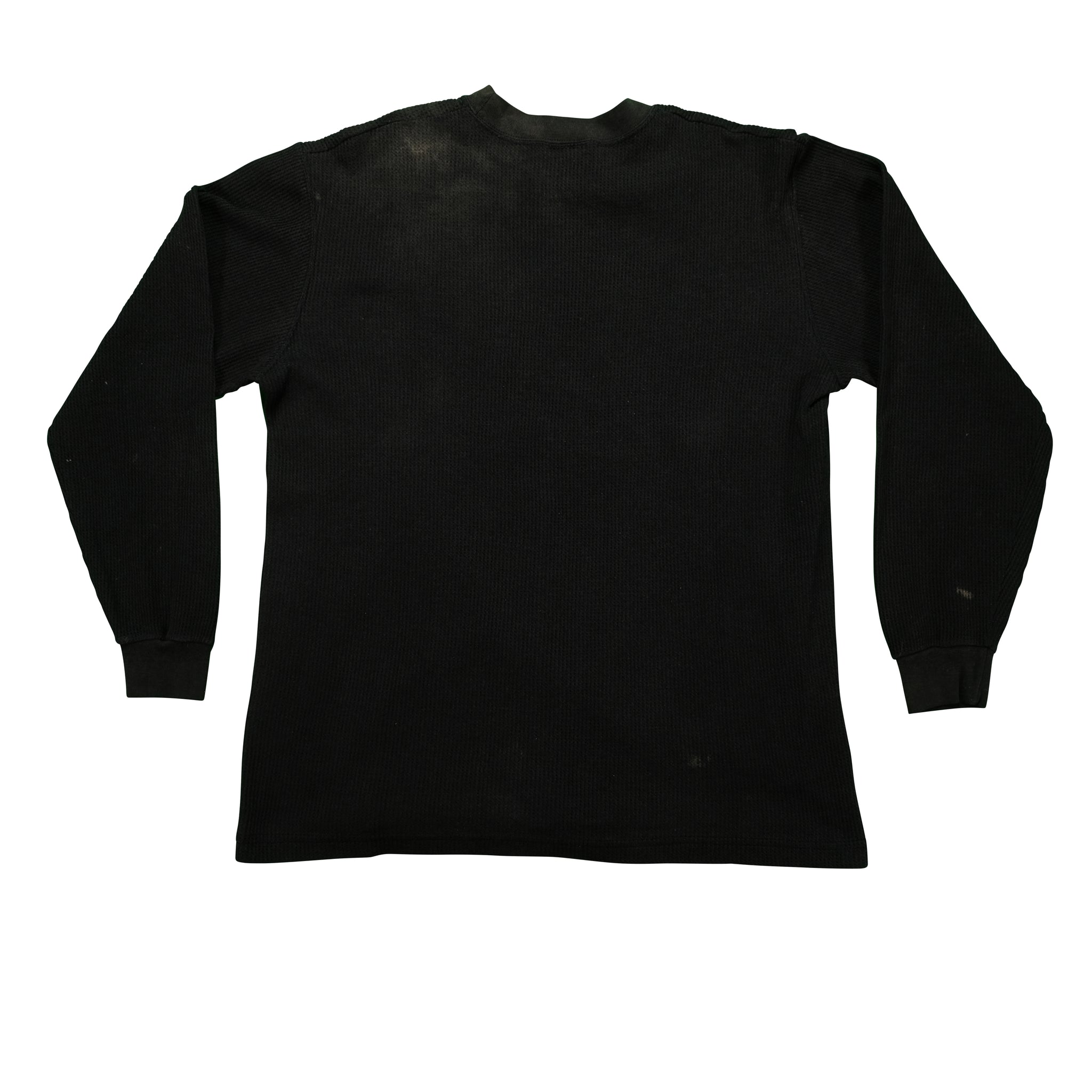 Vintage 90s Nine In Nails x David Bowie Black Long Sleeve Thermal 