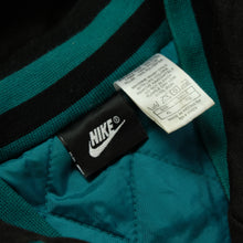 Load image into Gallery viewer, Vintage NIKE Basketball Spell Out Swoosh Hooded Varsity Jacket XL
