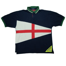 Load image into Gallery viewer, Vintage TOMMY HILFIGER Sailing Gear Spell Out Flag Polo Shirt 2XL
