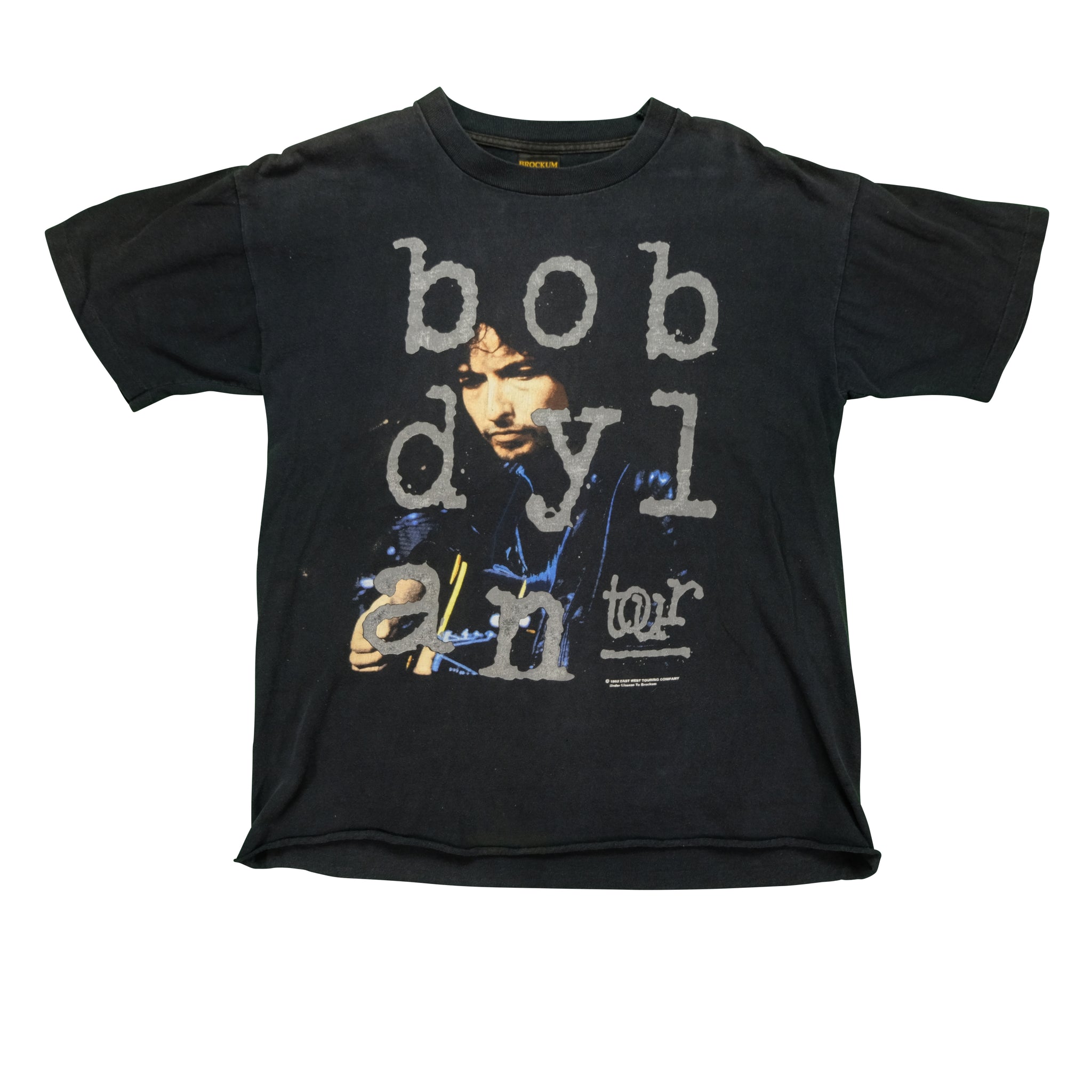 Vintage 1992 Bob Dylan Bob Dylan Tour Portrait Rock Tee on Brockum 