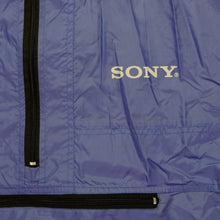 Load image into Gallery viewer, Vintage SONY Handycam Tape Your Best Shot 1/2 Zip Windbreaker Jacket 90s Purple L
