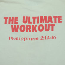 Load image into Gallery viewer, Vintage Messiah&#39;s Gym Jesus Christ The Ultimate Workout T Shirt 90s White L
