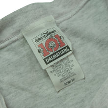 Load image into Gallery viewer, Vintage WALT DISNEY&#39;S 101 Dalmatians Promo T Shirt 90s Gray Women&#39;s 3XL
