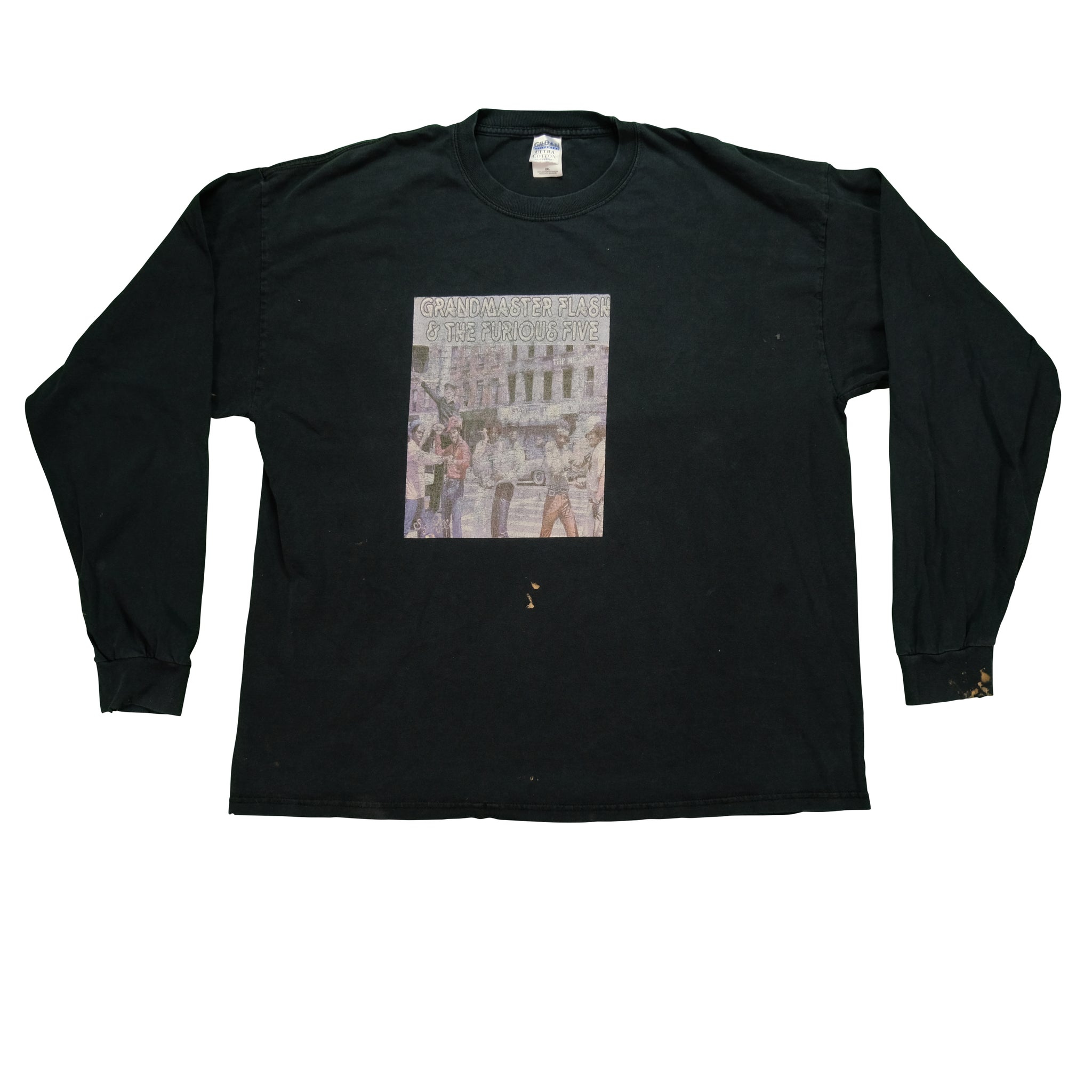 Vintage Grandmaster Flash & The Furious Five Long Sleeve Rap Promo 