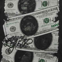 Load image into Gallery viewer, Vintage HOSS Tupac Eazy E Hundred Dollar Bill Rap Legends T Shirt 90s Black XL
