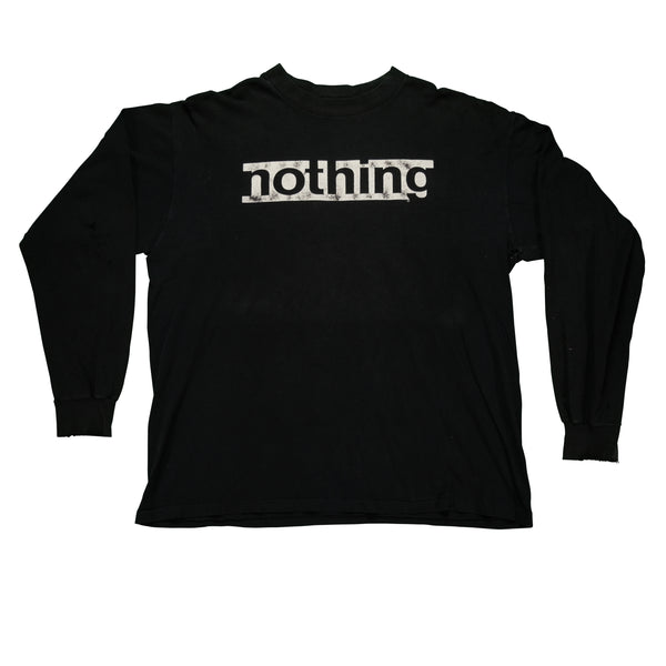 Vintage ALL SPORT Nothing Records Nine Inch Nails NIN Long Sleeve T Shirt