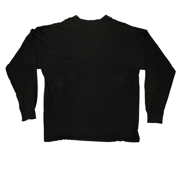 Vintage ALL SPORT Nothing Records Nine Inch Nails NIN Long Sleeve T Shirt 90s Black XL