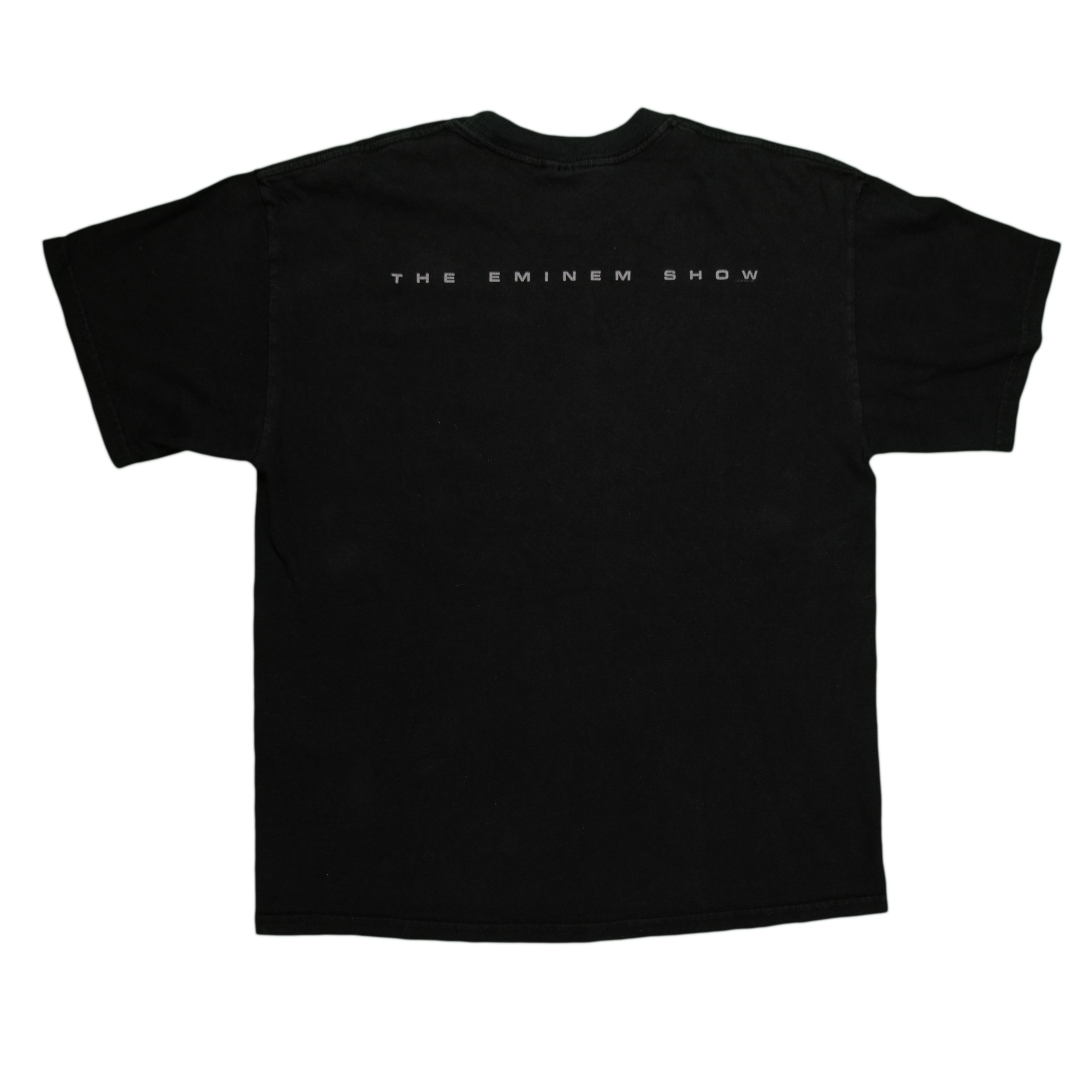Vintage M&O KNITS The Eminem Show Album 2002 T Shirt 2000s Black L